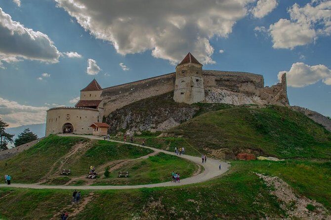 3-Castle: Peles,Bran,Rasnov,Sinaia Monastery from Brasov w pickup - Rasnov Citadel: big views and history that’s built on survival