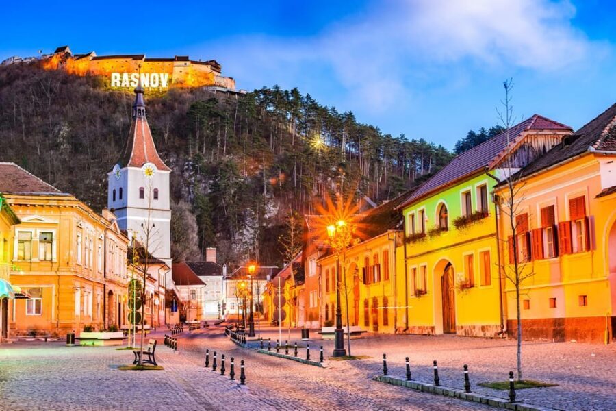Bucharest: Peles Castle, Bran Castle, & Brasov Full-Day Tour - Brasov on foot: medieval squares, a huge Gothic church, and Strada Sforii
