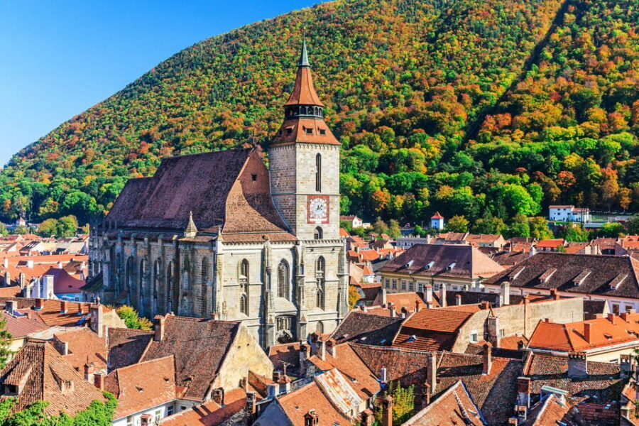 Bucharest: Peles & Dracula's Castle and Brasov Full-Day Trip - Carpathian mountain views on the road to and from the castles